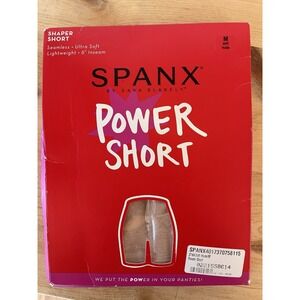 Spanx Power Shorts Shaper 2744 Soft Nude Size M